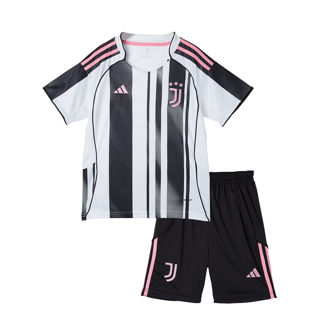 Juventus Tröja 2025/26 Hemma Svart & Vitt Barn