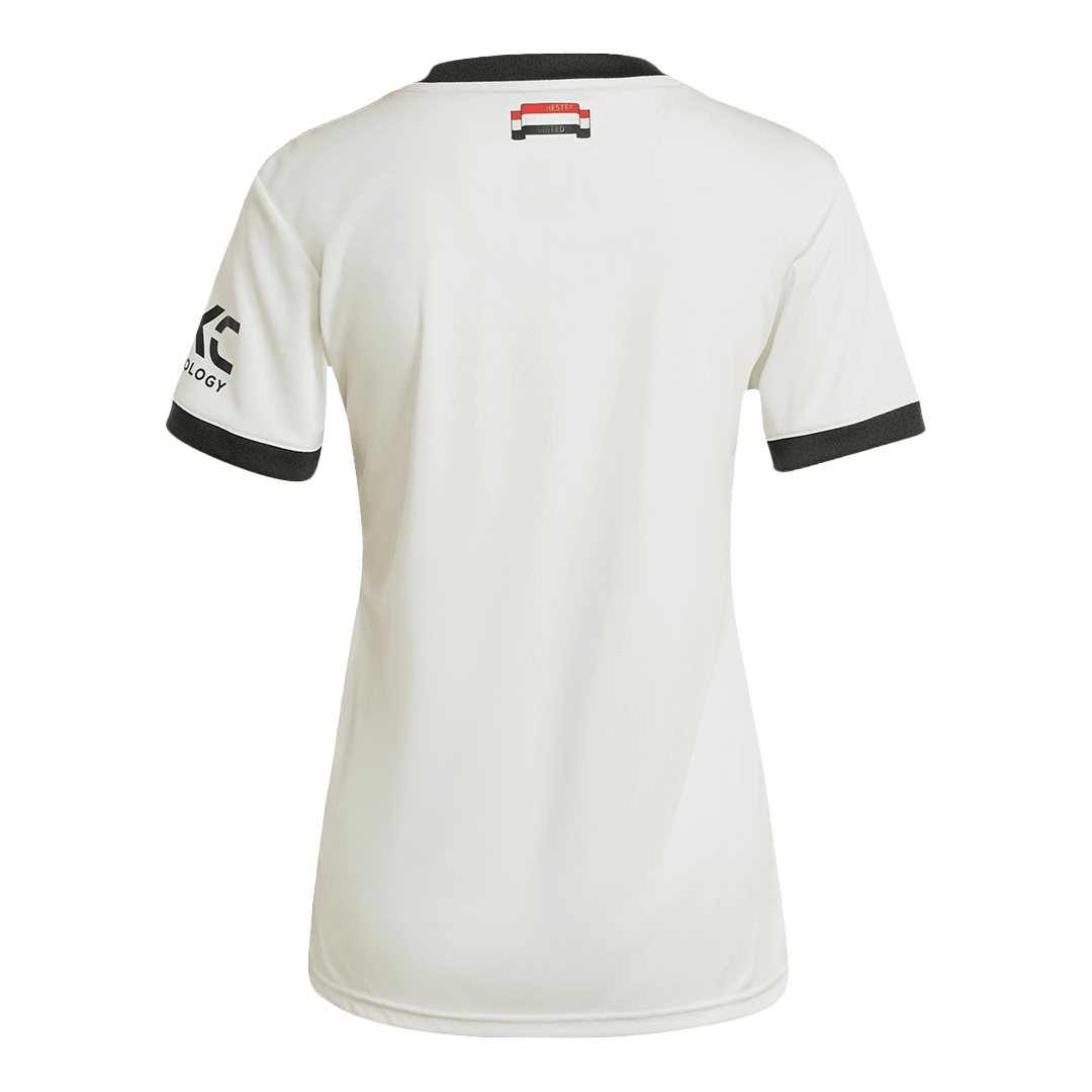 Manchester United Tröja 2024/25 Tredje Vit Dam-13