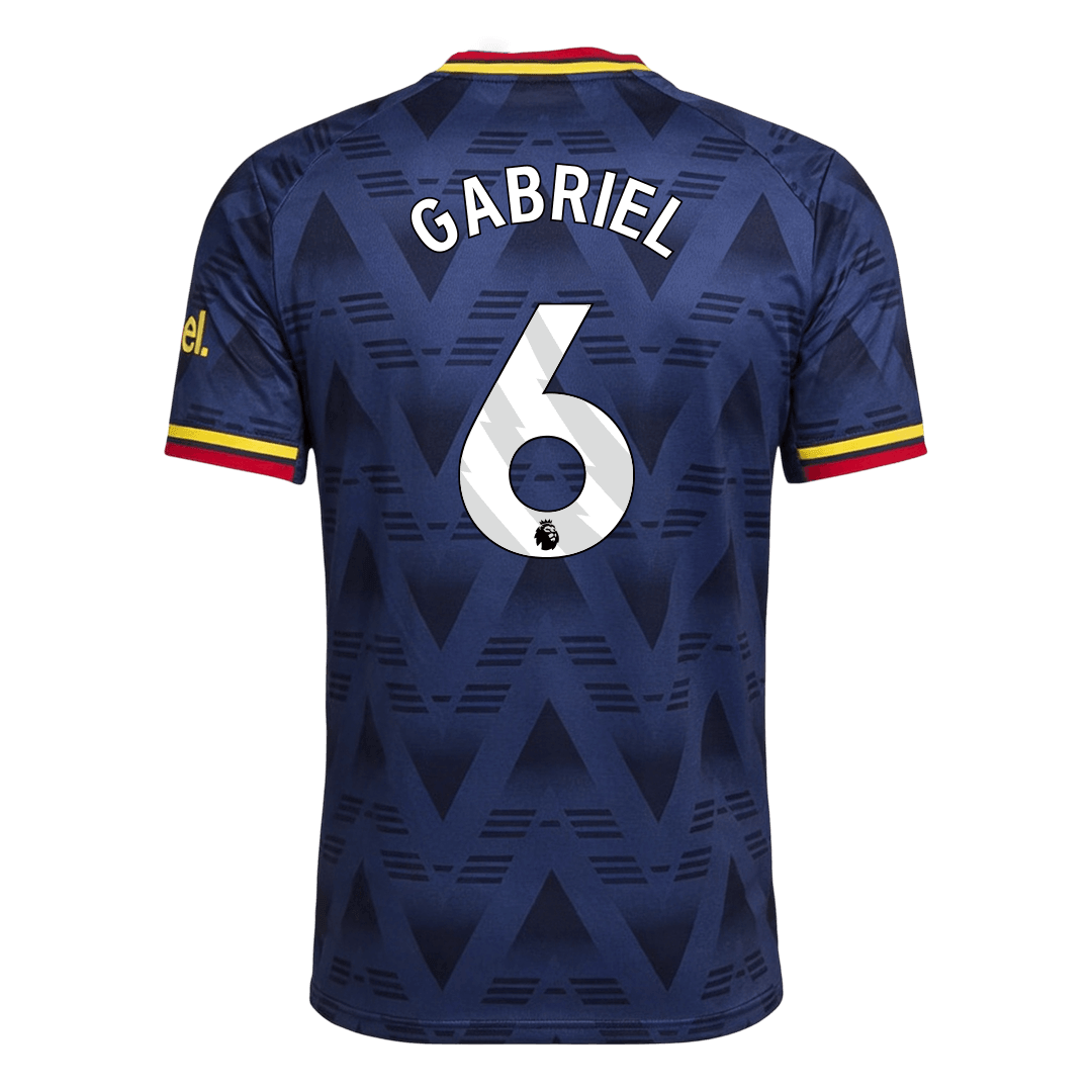 Arsenal Tröja GABRIEL #6 2026/27 Borta Autentisk Mörkblå