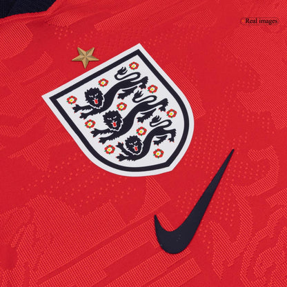England Tröja KANE #9 2026 Borta Autentisk Röd-6