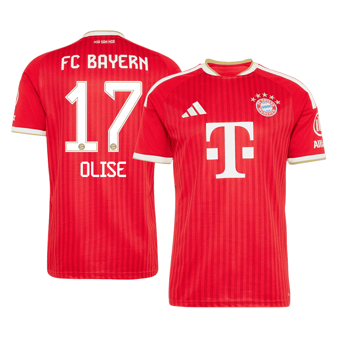 Bayern Munich Tröja OLISE #17 2026/27 Hemma Röd