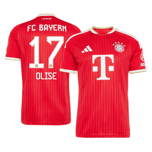 Bayern Munich Tröja OLISE #17 2026/27 Hemma Röd