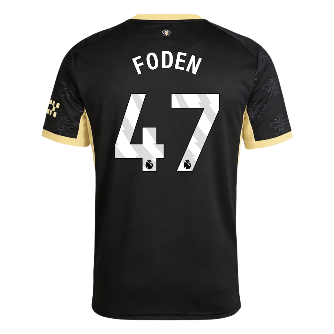 Manchester City Tröja FODEN #47 2026/27 Borta Svart-3