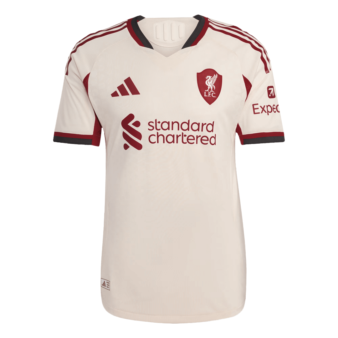 Liverpool Tröja ISAK ##9 2025/26 Borta Vit
