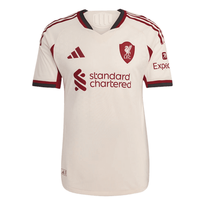 Liverpool Tröja ISAK ##9 2025/26 Borta Vit-11