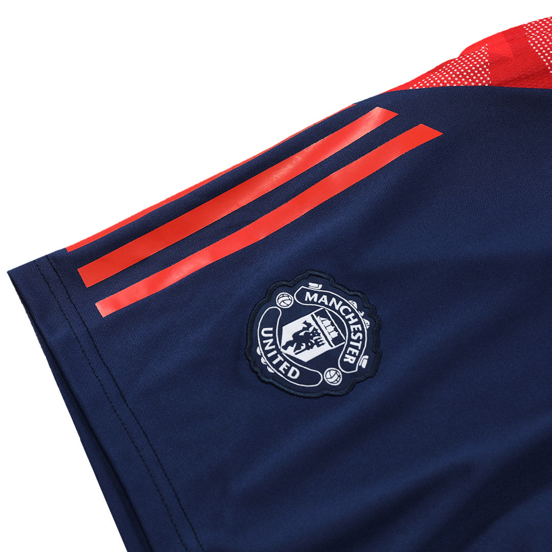 Manchester United Shorts 2024/25 Före match Mörkblå-3