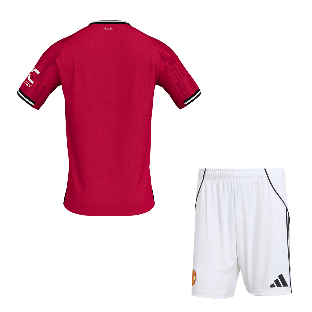 Manchester United Tröja Hemmaställ 2025/26 Röd-14