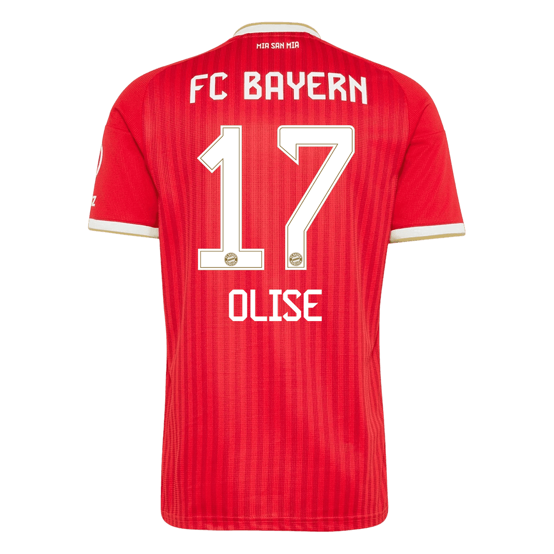 Bayern Munich Tröja OLISE #17 2026/27 Hemma Röd