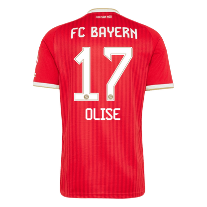 Bayern Munich Tröja OLISE #17 2026/27 Hemma Röd-3