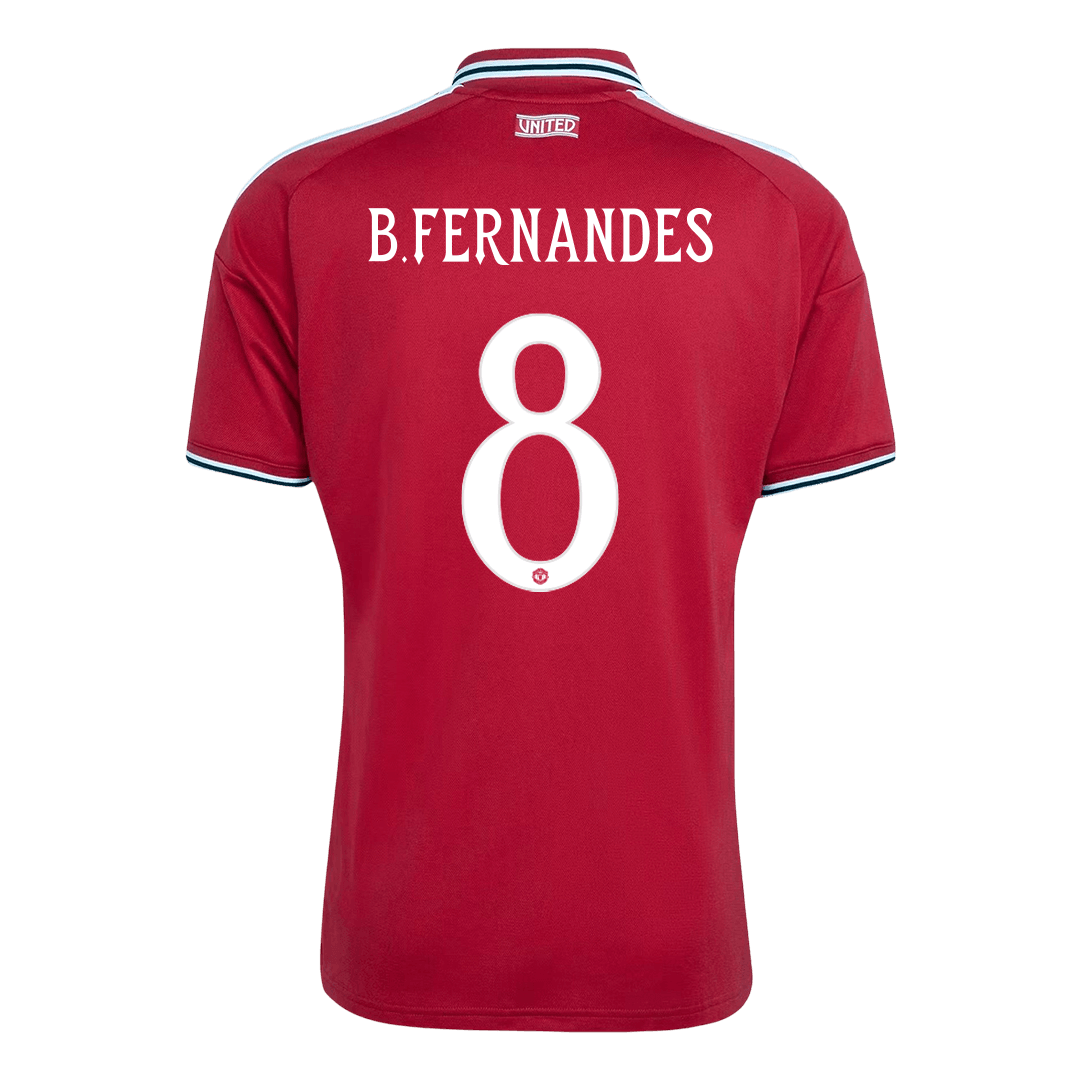 Manchester United Tröja B.FERNANDES #8 2026/27 Hemma Röd - UCL