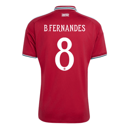 Manchester United Tröja B.FERNANDES #8 2026/27 Hemma Röd - UCL-10