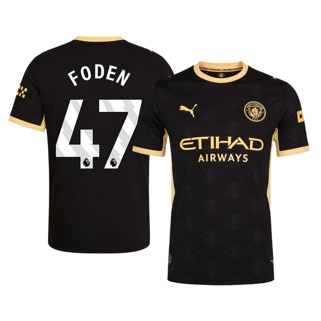 Manchester City Tröja FODEN #47 2026/27 Borta Autentisk Svart