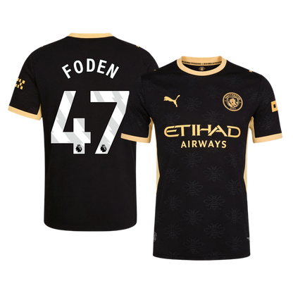 Manchester City Tröja FODEN #47 2026/27 Borta Autentisk Svart