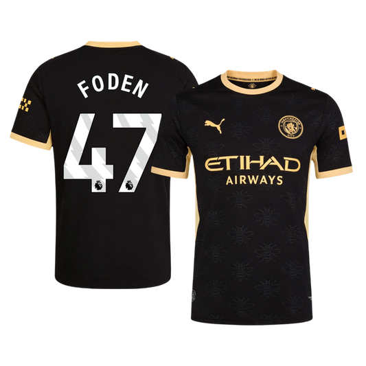 Manchester City Tröja FODEN #47 2026/27 Borta Autentisk Svart