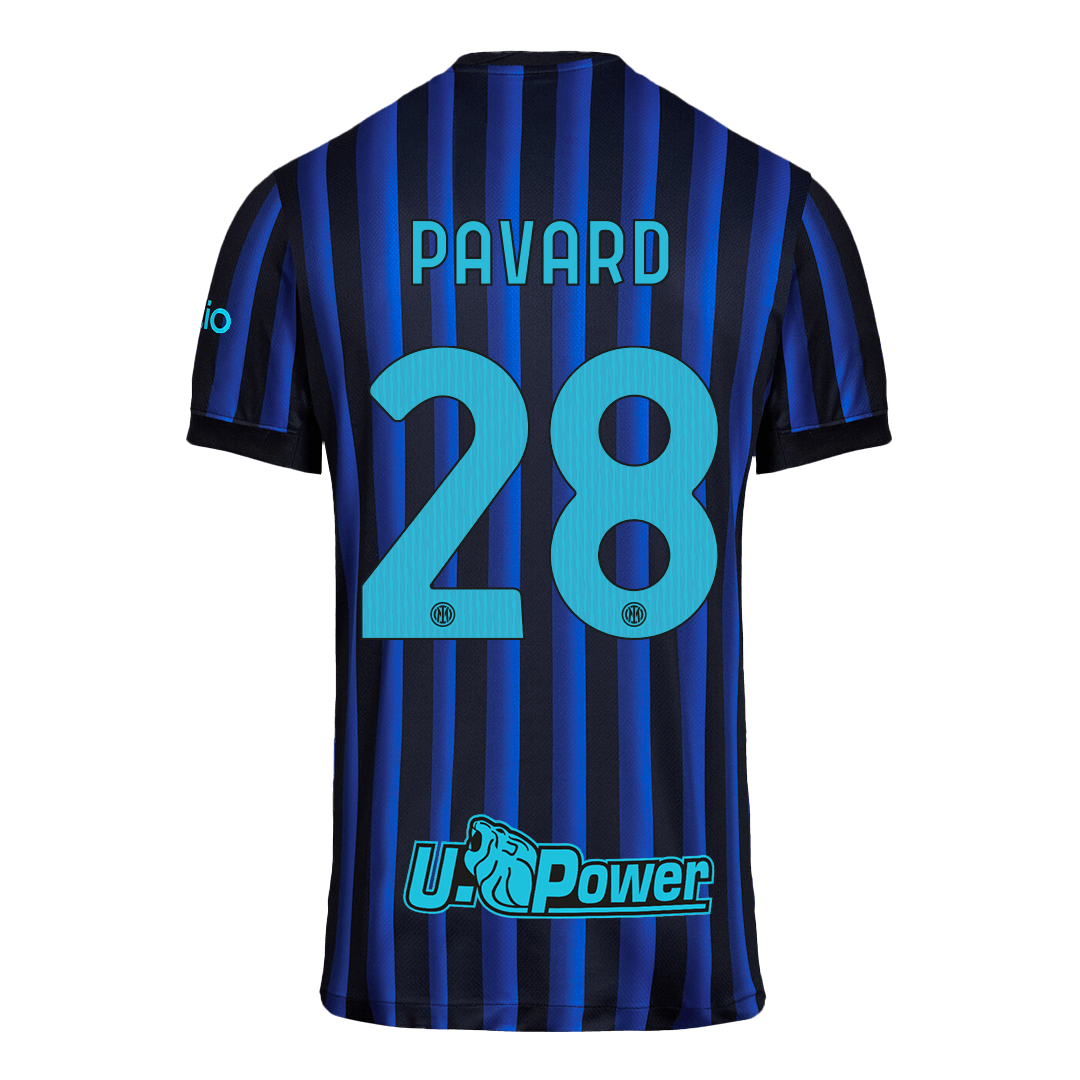 Inter Milan Tröja PAVARD #28 2025/26 Hemma Blå och svart-11