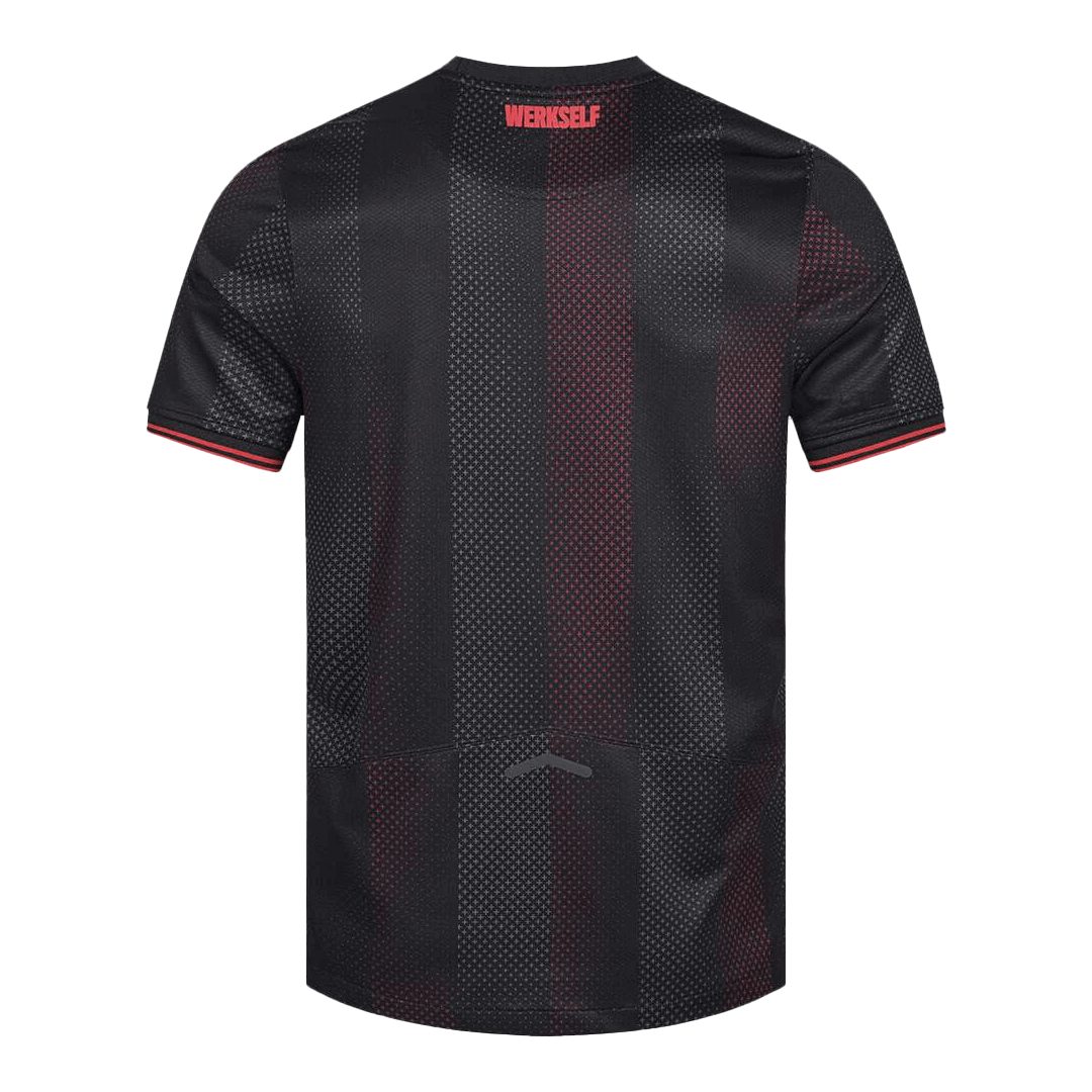 Bayer 04 Leverkusen Tröja 2025/26 Hemma Svart-12