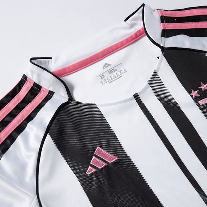 Juventus Tröja 2025/26 Hemmaställ Svart & Vitt Barn-9