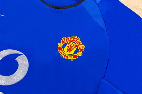 Manchester United Thirdtröja 2002/03 Retro Tröja
 Blå