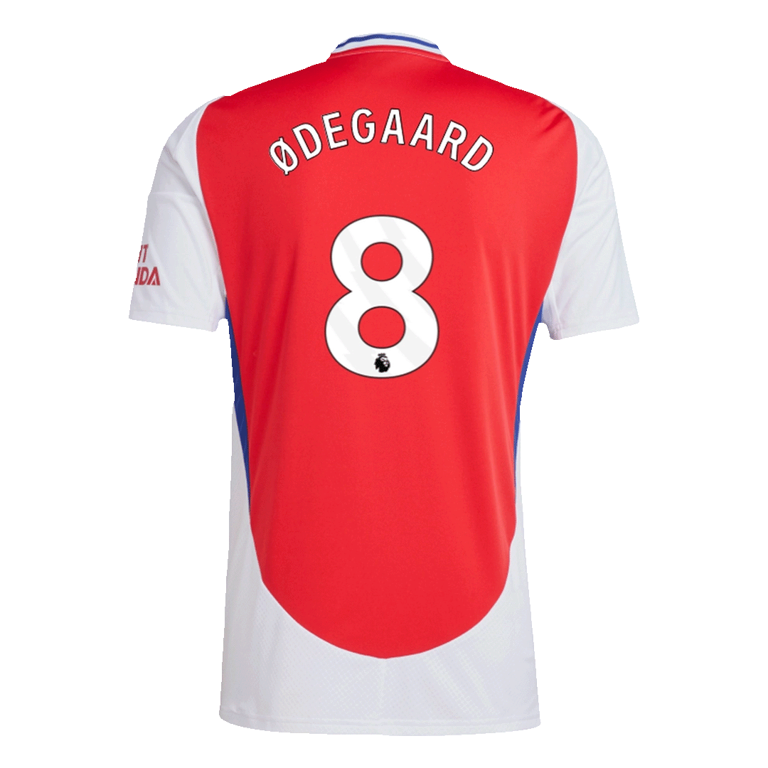 Arsenal Tröja ØDEGAARD #8 2024/25 Hemma Röd-2