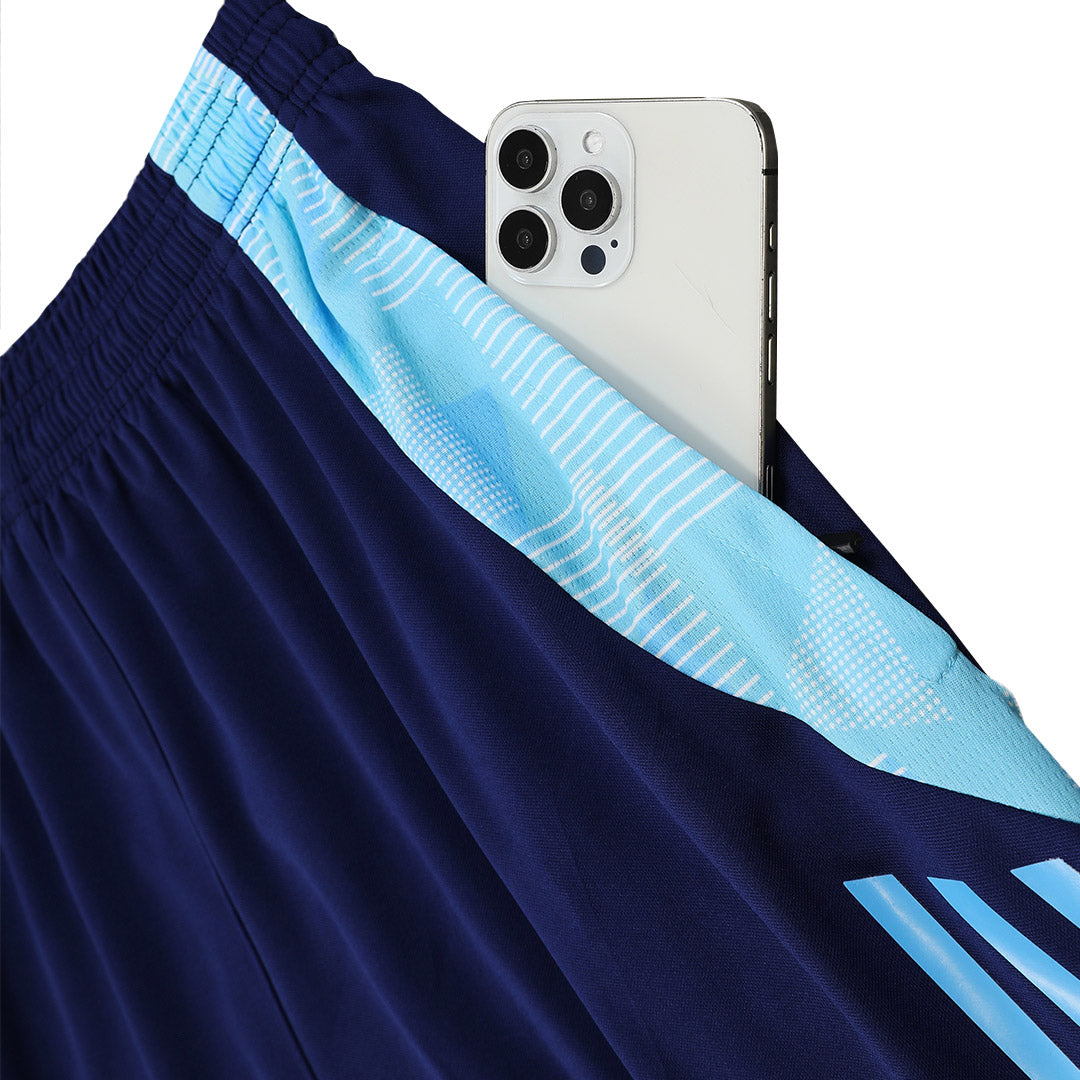 Arsenal Shorts 2024/25 Före match Mörkblå