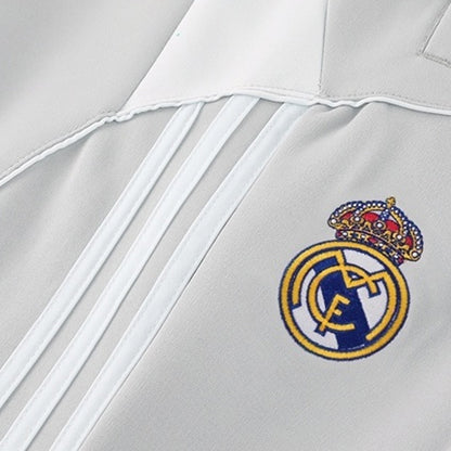 Real Madrid Hemma Träningsset (Jacka+Byxor) 2025/26 Grå-5