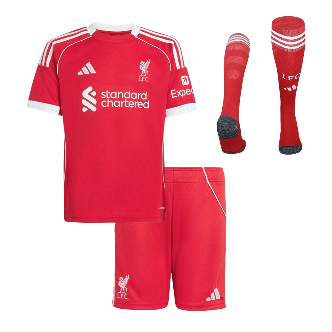 Liverpool Tröja 2025/26 Hemmaställ Röd Barn