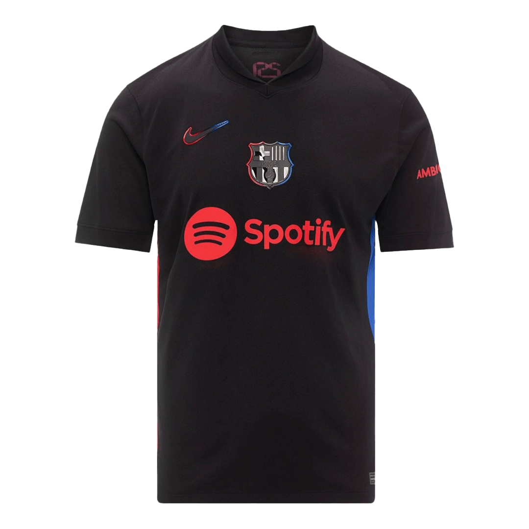 Barcelona Tröja RAPHINHA #11 2024/25 Borta Svart - UCL-12