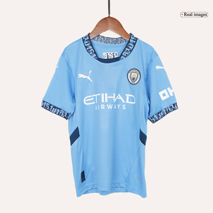 Manchester City Tröja 2024/25 Hemma Blå Barn-17