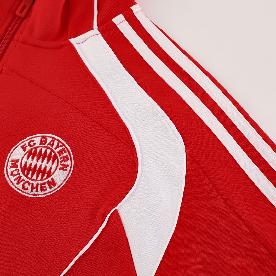 Bayern Munich Träningsset (Jacka+Byxor) 2025/26 Röd-17