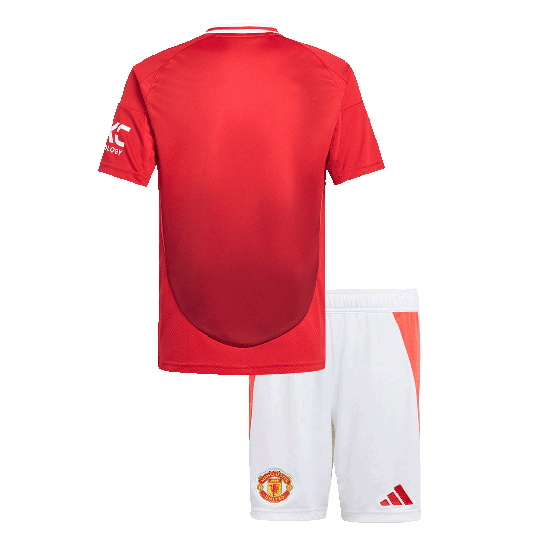 Manchester United Tröja 2024/25 Hemma Röd Barn-19