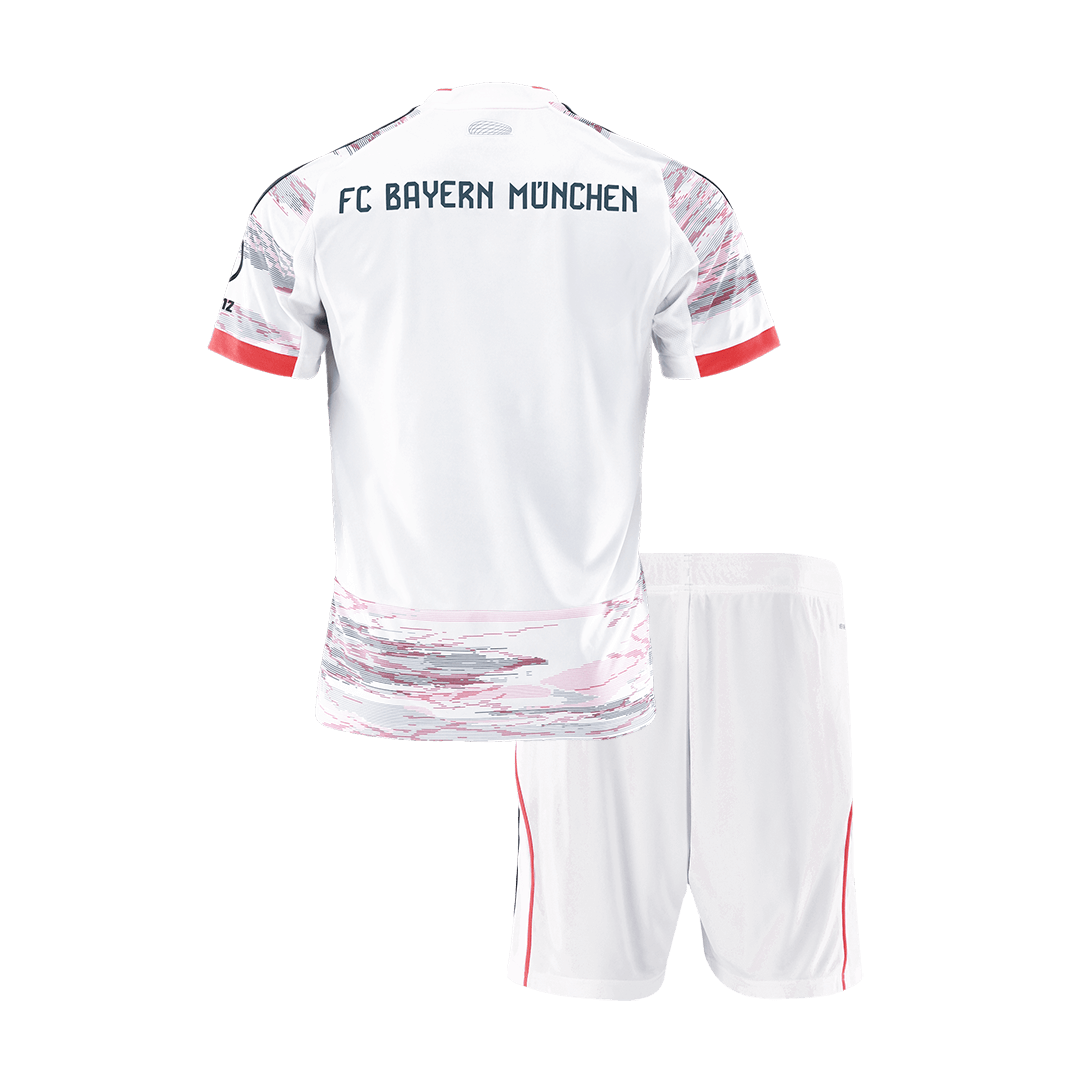 Bayern Munich Tröja 2025/26 Borta Vit Barn-17