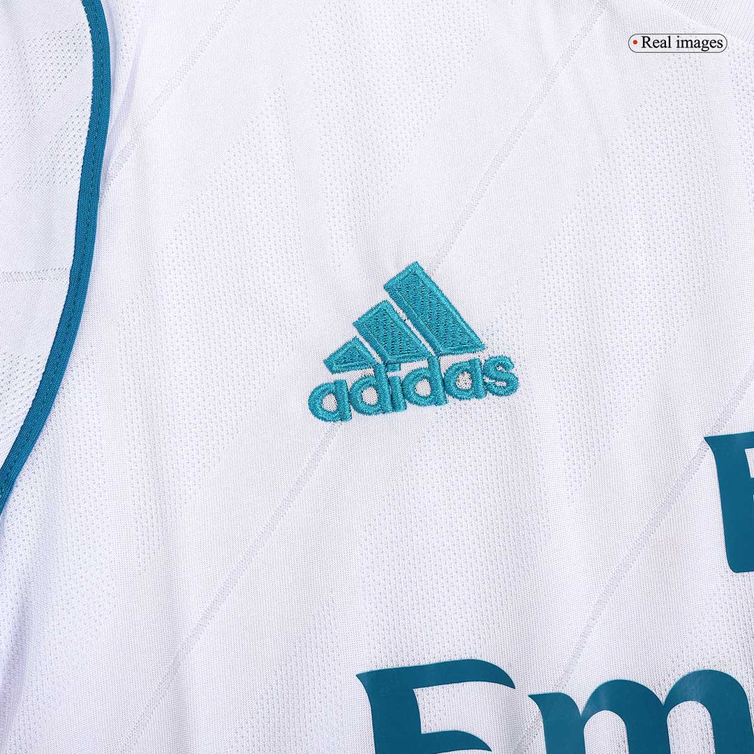 RONALDO #7 Real Madrid Hemmatröja 2017/18 Retro Tröja
 Vit-5