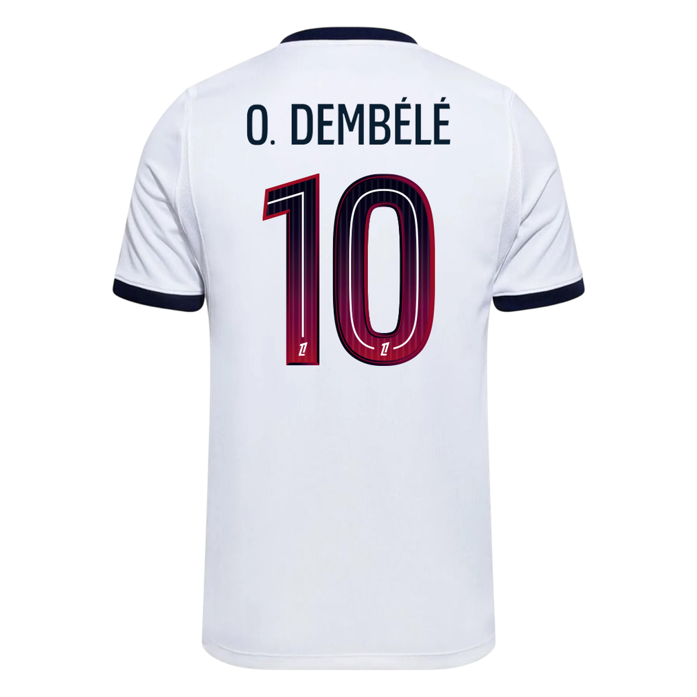 PSG Tröja O. DEMBÉLÉ #10 2026/27 Borta Vit