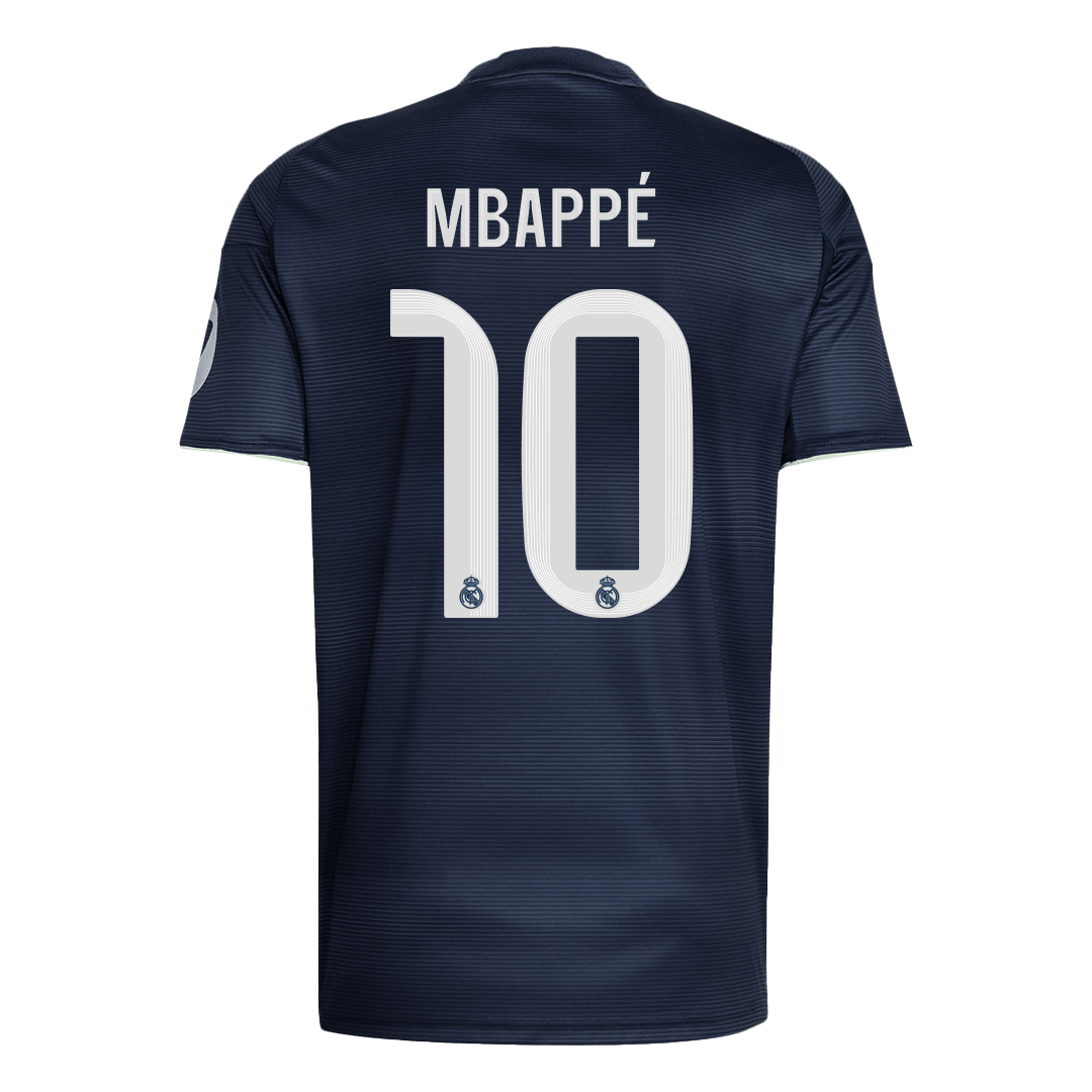 MBAPPÉ #10 Real Madrid Tröja 2025/26 Borta Premium Mörkblå-11