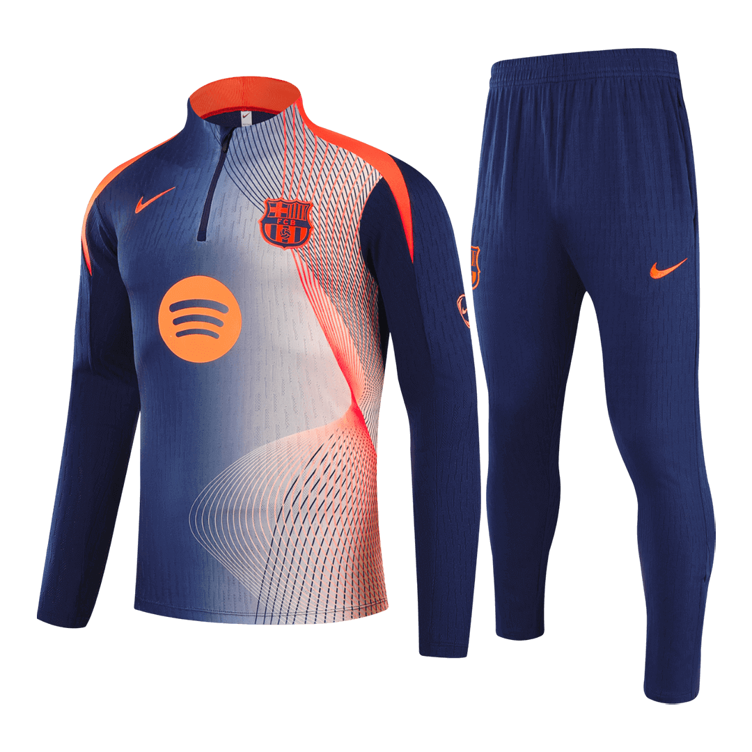 Barcelona Träningsställ 2025/26 Barn Svart och orange