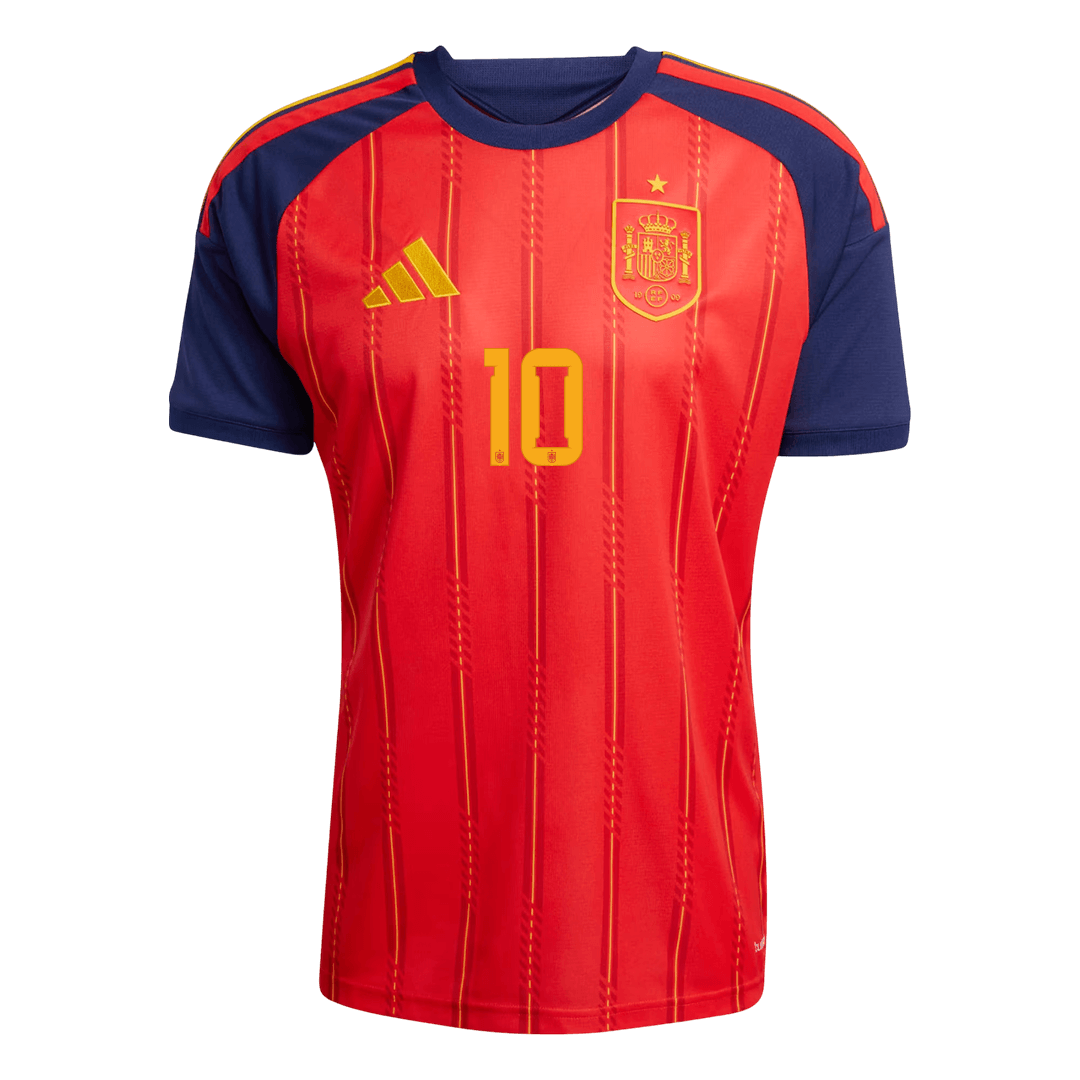 OLMO #10 Spanien Tröja 2026 Hemma Premium Röd