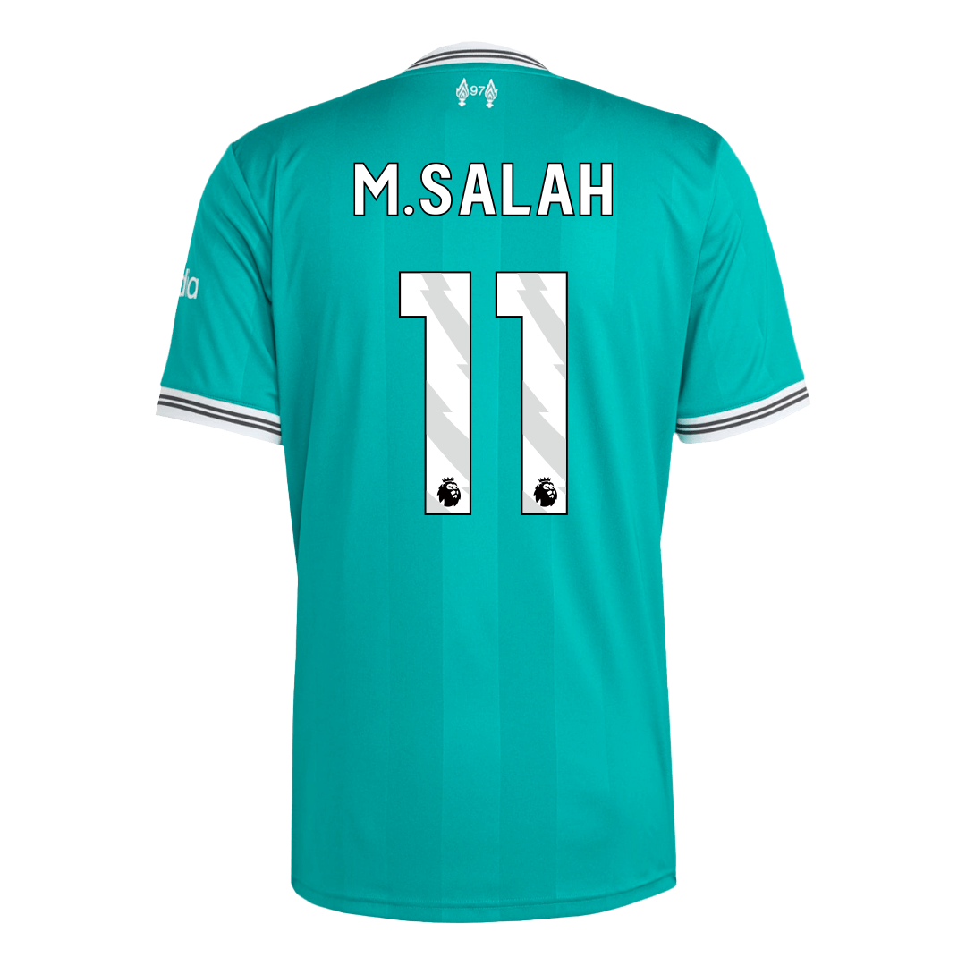 Liverpool Tröja M.SALAH #11 2025/26 Tredje Grön-10
