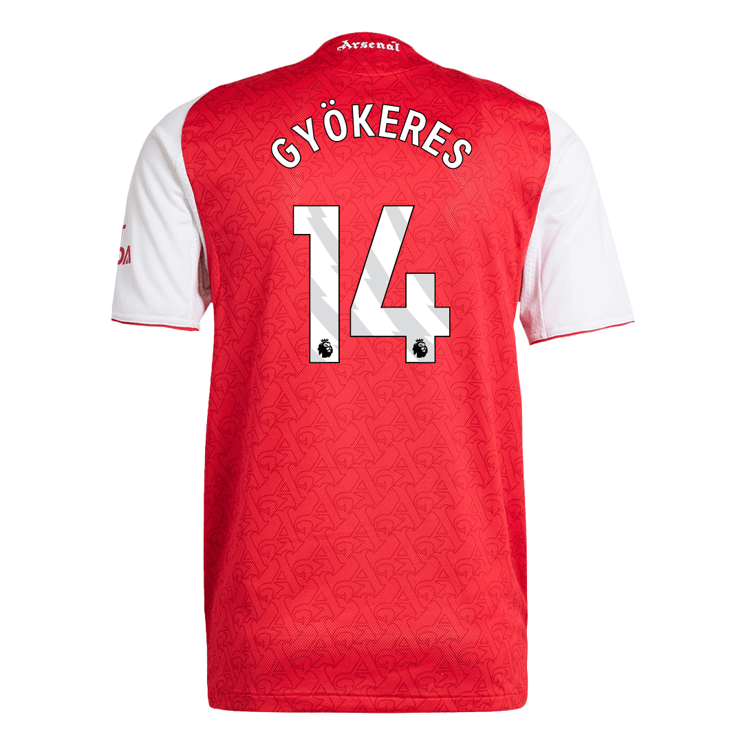 Arsenal Tröja GYÖKERES #14 2025/26 Hemma Röd