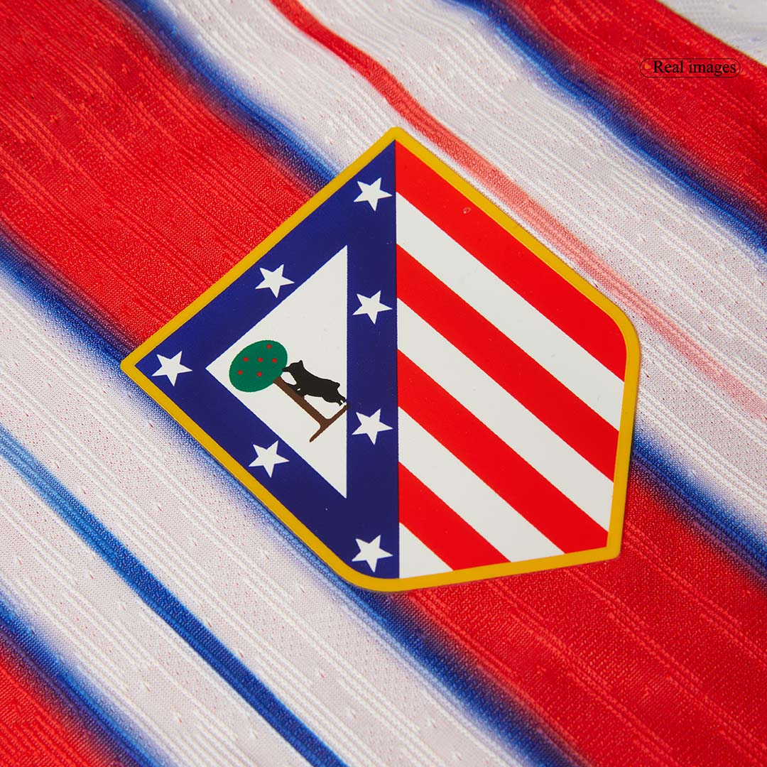 Atletico Madrid Tröja GRIEZMANN #7 2024/25 Hemma Autentisk Röd & Vit