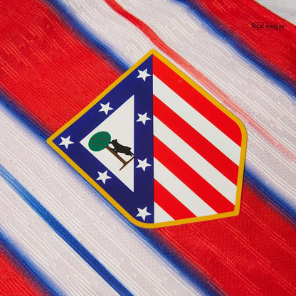 Atletico Madrid Tröja GRIEZMANN #7 2024/25 Hemma Autentisk Röd & Vit-9