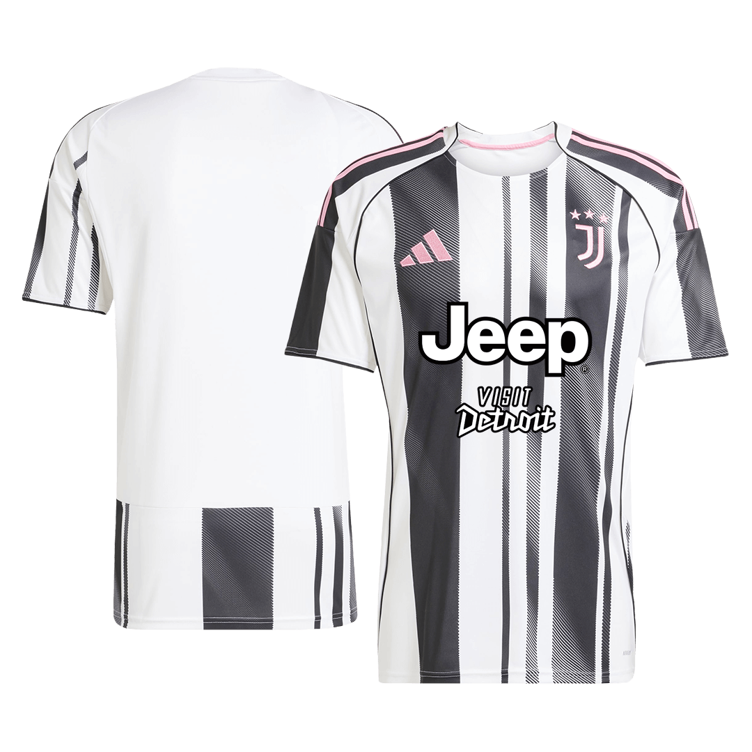 Juventus Tröja Hemmaställ 2025/26 Svart & Vitt-13