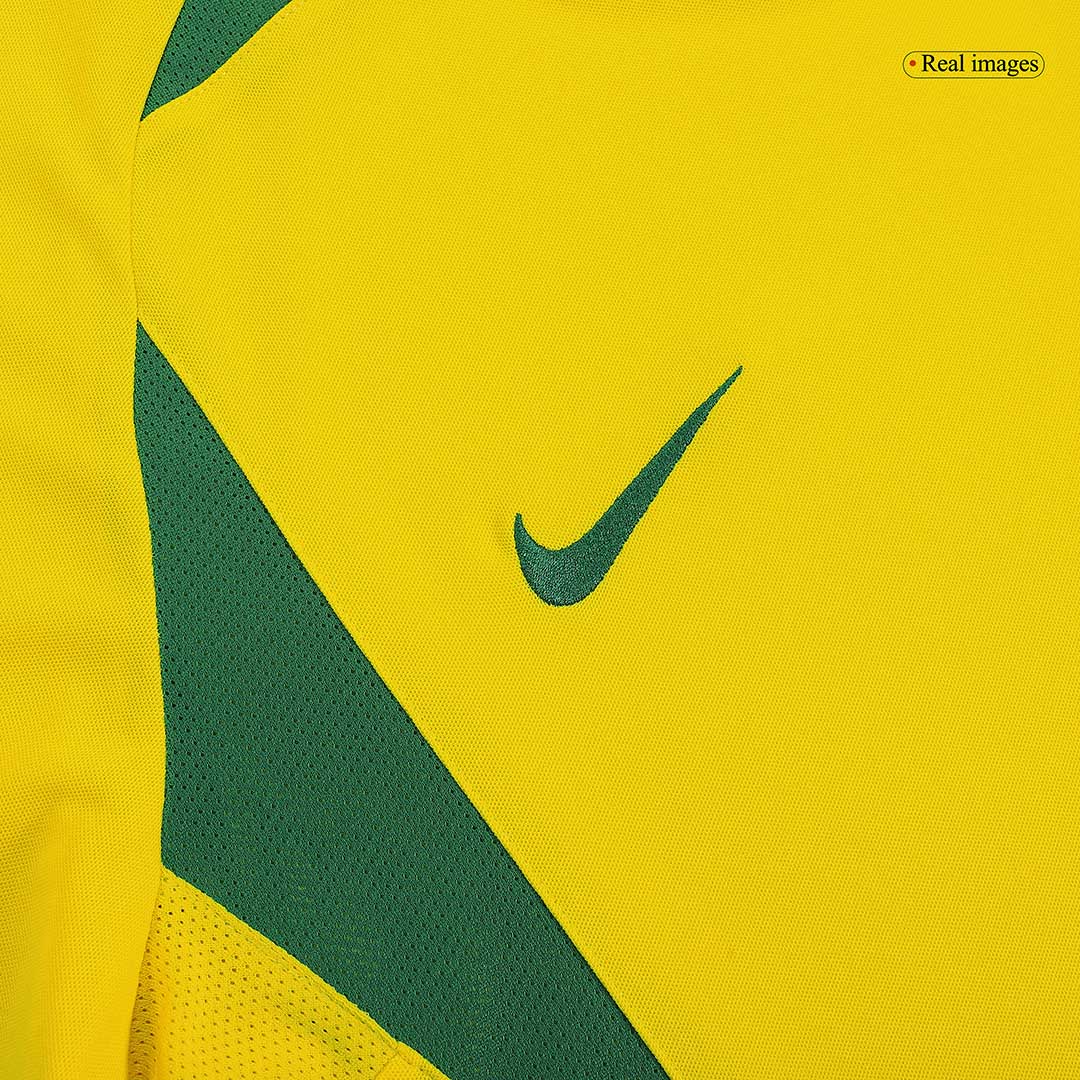 CAFU #2 Brasilien Hemmatröja 2002/03 Retro Tröja
 Gul