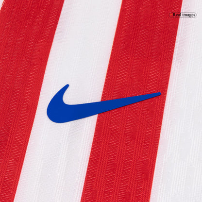 Atletico Madrid Tröja SØRLOTH #9 2025/26 Hemma Autentisk Röd & Vit-6