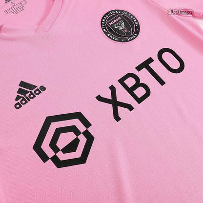 Inter Miami CF Tröja MESSI #10 2023 Hemma Rosa Final-7