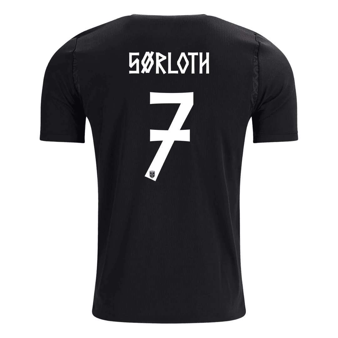 Norge Tröja SØRLOTH #7 2026 Borta Svart