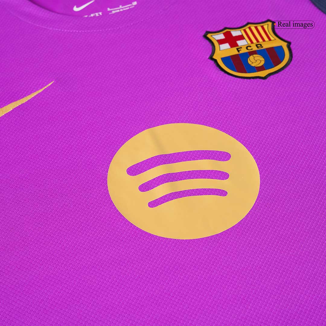 Barcelona Tröja 2025/26 Före match Lila-3