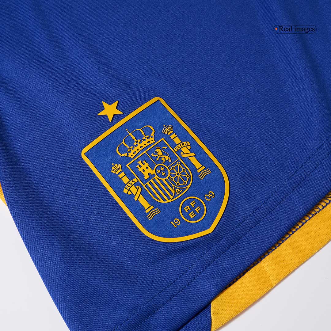 Spanien Shorts Euro 2024 Hemma Blå