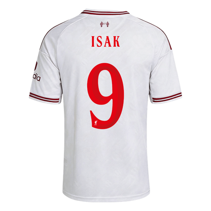 Liverpool Tröja ISAK #9 2026/27 Borta Vit - UCL-3
