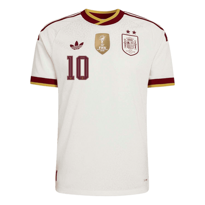 Spanien Tröja OLMO #10 2026 Borta Autentisk Vit-9