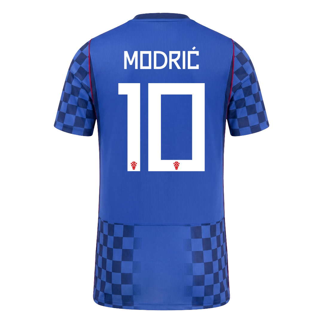 Kroatien Tröja MODRIĆ #10 2026 Borta Blå